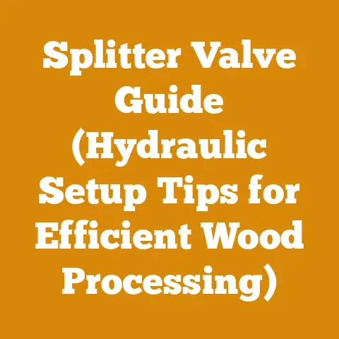 Splitter Valve Guide (Hydraulic Setup Tips for Efficient Wood Processing)