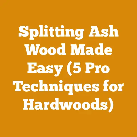 Splitting Ash Wood Made Easy (5 Pro Techniques for Hardwoods)