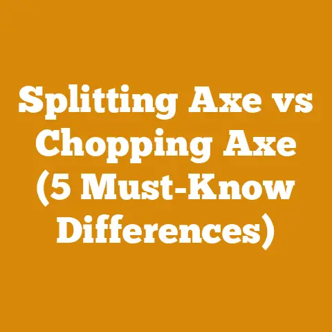 Splitting Axe vs Chopping Axe (5 Must-Know Differences)