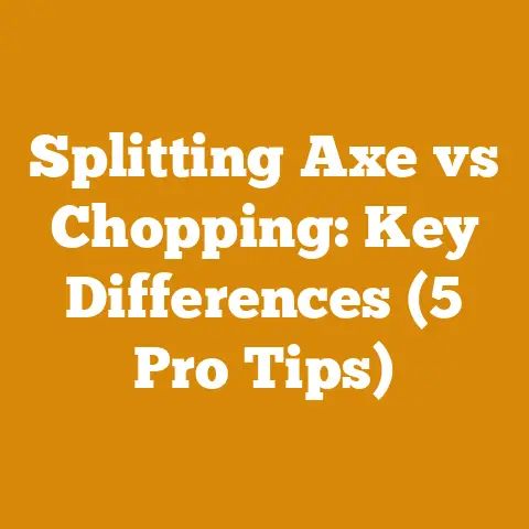 Splitting Axe vs Chopping: Key Differences (5 Pro Tips)