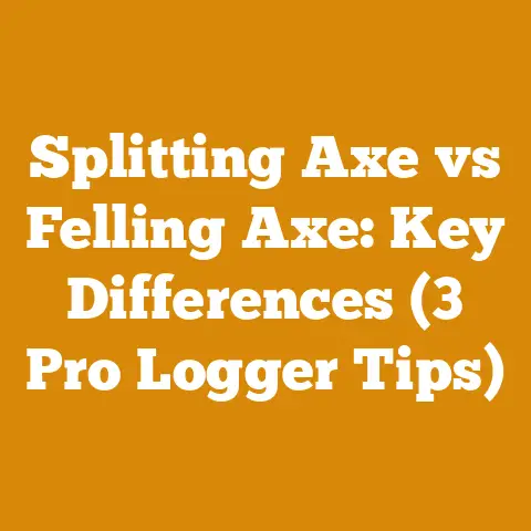 Splitting Axe vs Felling Axe: Key Differences (3 Pro Logger Tips)