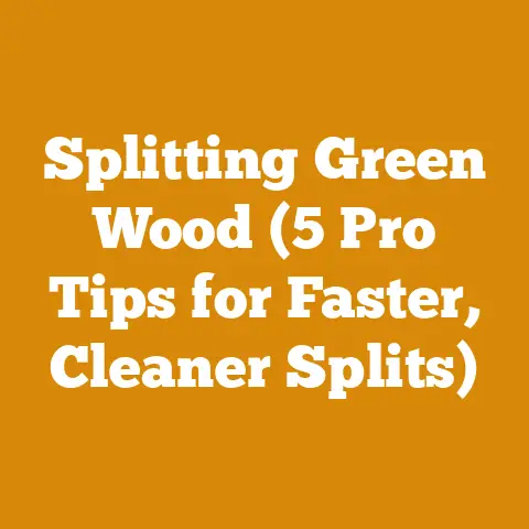 Splitting Green Wood (5 Pro Tips for Faster, Cleaner Splits)