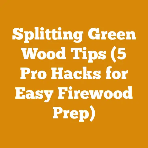 Splitting Green Wood Tips (5 Pro Hacks for Easy Firewood Prep)