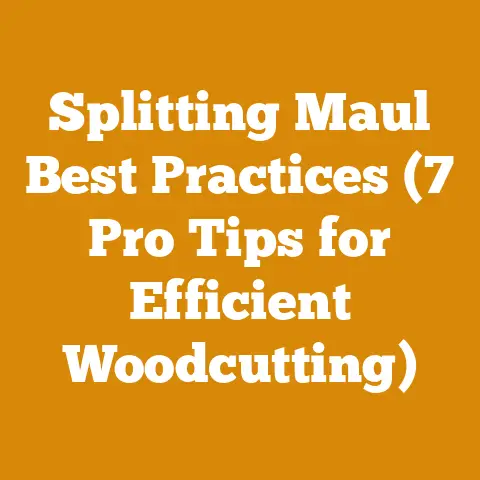 Splitting Maul Best Practices (7 Pro Tips for Efficient Woodcutting)