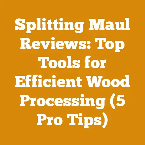 Splitting Maul Reviews: Top Tools for Efficient Wood Processing (5 Pro Tips)