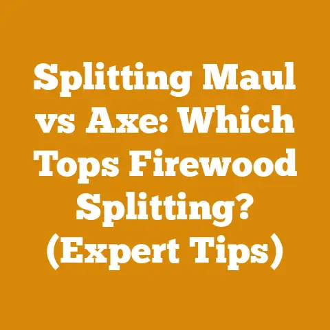 Splitting Maul vs Axe: Which Tops Firewood Splitting? (Expert Tips)