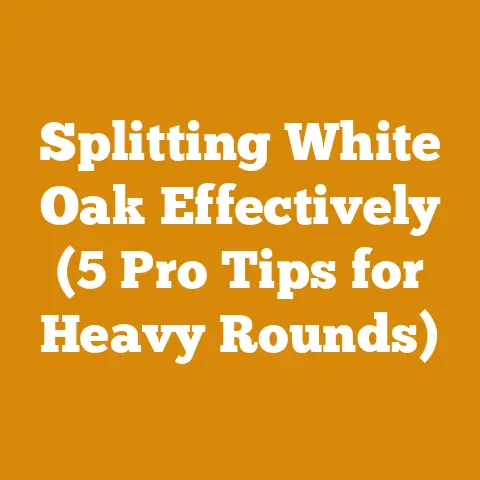 Splitting White Oak Effectively (5 Pro Tips for Heavy Rounds)