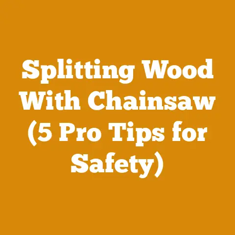 Splitting Wood With Chainsaw (5 Pro Tips for Safety)