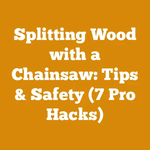 Splitting Wood with a Chainsaw: Tips & Safety (7 Pro Hacks)