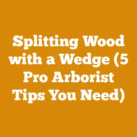 Splitting Wood with a Wedge (5 Pro Arborist Tips You Need)