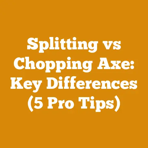 Splitting vs Chopping Axe: Key Differences (5 Pro Tips)