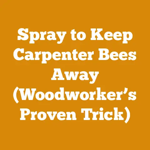 Spray to Keep Carpenter Bees Away (Woodworker’s Proven Trick)