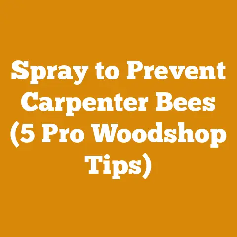 Spray to Prevent Carpenter Bees (5 Pro Woodshop Tips)