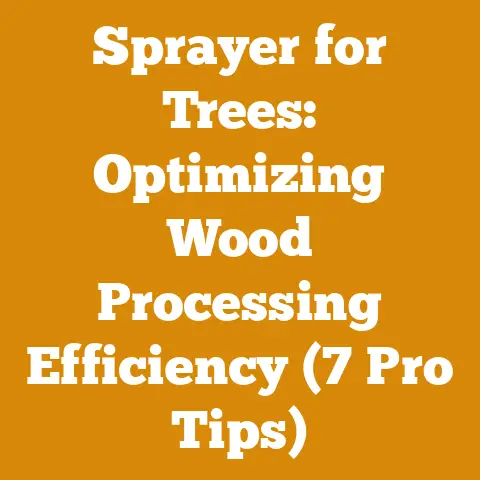 Sprayer for Trees: Optimizing Wood Processing Efficiency (7 Pro Tips)