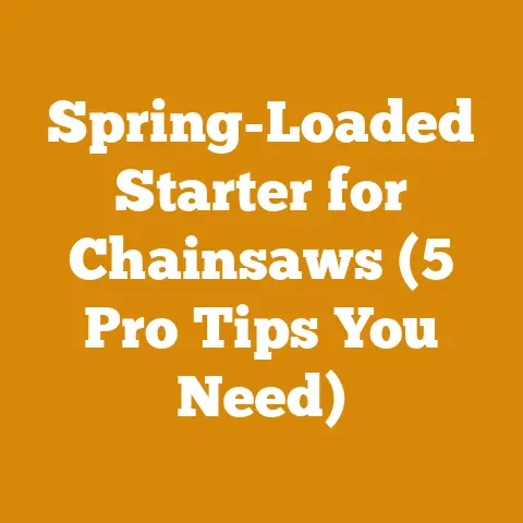 Spring-Loaded Starter for Chainsaws (5 Pro Tips You Need)