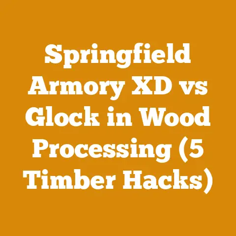 Springfield Armory XD vs Glock in Wood Processing (5 Timber Hacks)
