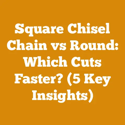 Square Chisel Chain vs Round: Which Cuts Faster? (5 Key Insights)