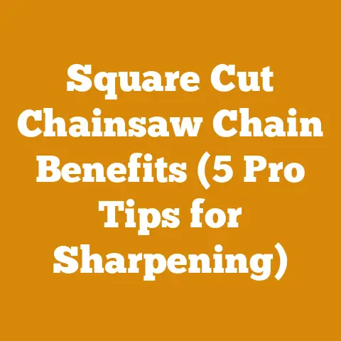 Square Cut Chainsaw Chain Benefits (5 Pro Tips for Sharpening)