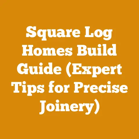 Square Log Homes Build Guide (Expert Tips for Precise Joinery)