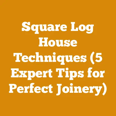 Square Log House Techniques (5 Expert Tips for Perfect Joinery)