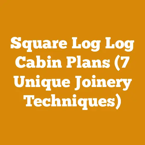 Square Log Log Cabin Plans (7 Unique Joinery Techniques)