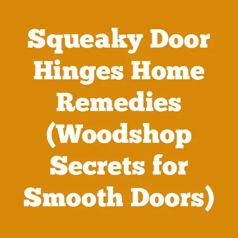 Squeaky Door Hinges Home Remedies (Woodshop Secrets for Smooth Doors)