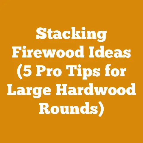 Stacking Firewood Ideas (5 Pro Tips for Large Hardwood Rounds)
