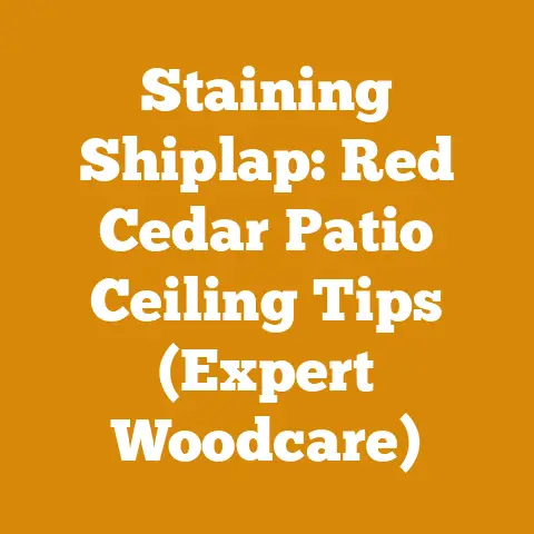 Staining Shiplap: Red Cedar Patio Ceiling Tips (Expert Woodcare)
