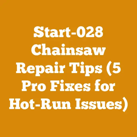 Start-028 Chainsaw Repair Tips (5 Pro Fixes for Hot-Run Issues)