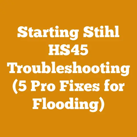 Starting Stihl HS45 Troubleshooting (5 Pro Fixes for Flooding)