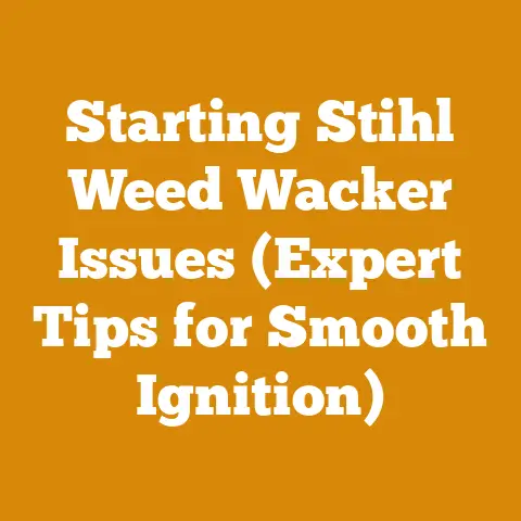 Starting Stihl Weed Wacker Issues (Expert Tips for Smooth Ignition)