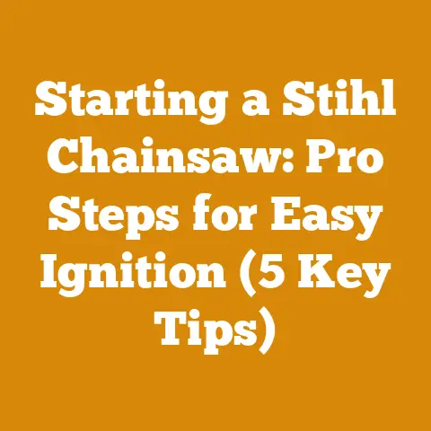 Starting a Stihl Chainsaw: Pro Steps for Easy Ignition (5 Key Tips)