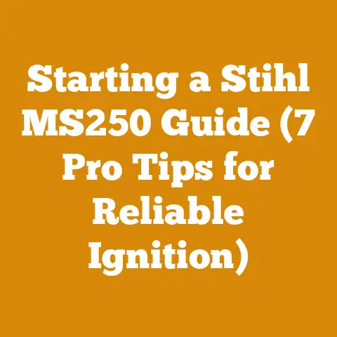 Starting a Stihl MS250 Guide (7 Pro Tips for Reliable Ignition)