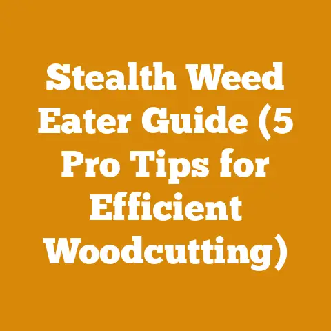 Stealth Weed Eater Guide (5 Pro Tips for Efficient Woodcutting)