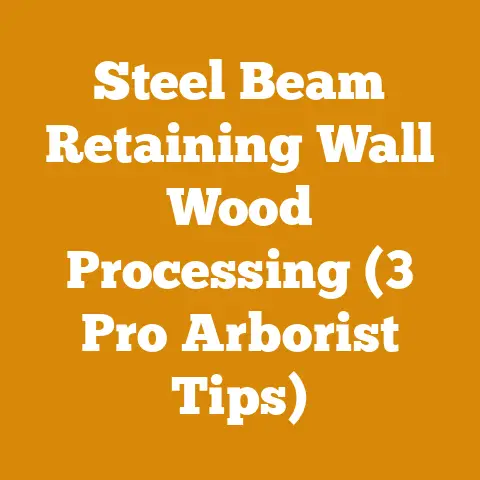 Steel Beam Retaining Wall Wood Processing (3 Pro Arborist Tips)