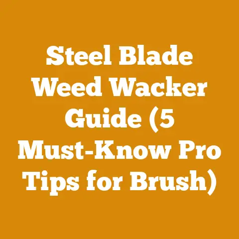 Steel Blade Weed Wacker Guide (5 Must-Know Pro Tips for Brush)