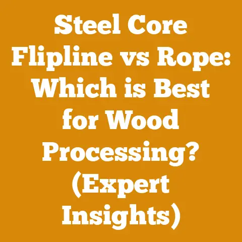 Steel Core Flipline vs Rope: Which is Best for Wood Processing? (Expert Insights)