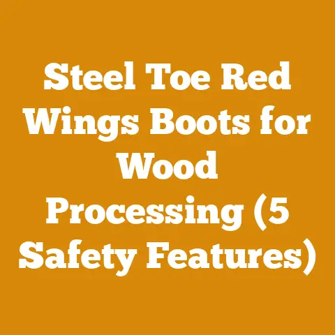 Steel Toe Red Wings Boots for Wood Processing (5 Safety Features)
