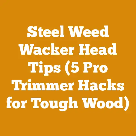 Steel Weed Wacker Head Tips (5 Pro Trimmer Hacks for Tough Wood)