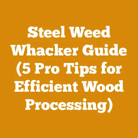 Steel Weed Whacker Guide (5 Pro Tips for Efficient Wood Processing)