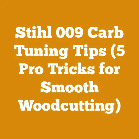 Stihl 009 Carb Tuning Tips (5 Pro Tricks for Smooth Woodcutting)