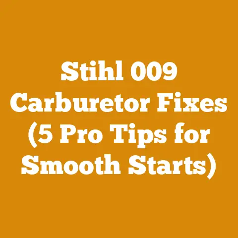 Stihl 009 Carburetor Fixes (5 Pro Tips for Smooth Starts)
