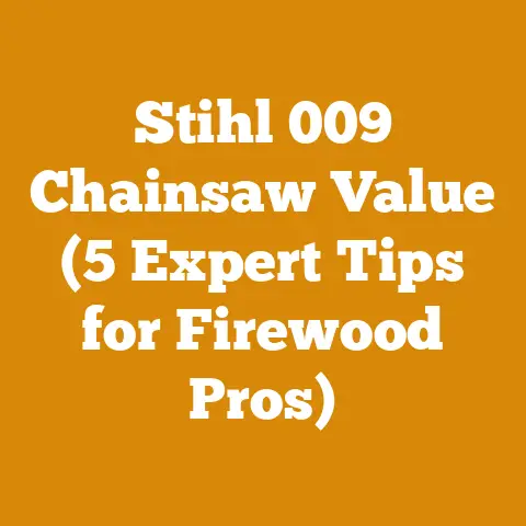 Stihl 009 Chainsaw Value (5 Expert Tips for Firewood Pros)