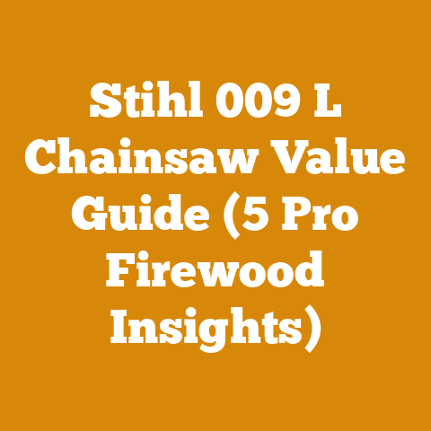 Stihl 009 L Chainsaw Value Guide (5 Pro Firewood Insights)