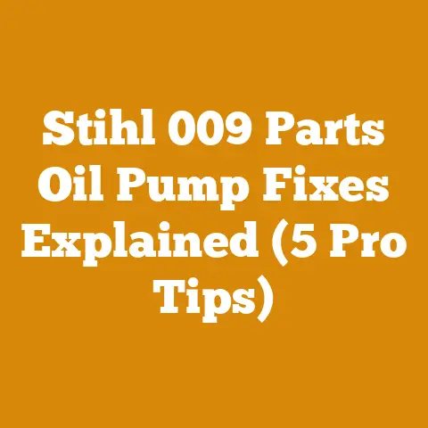 Stihl 009 Parts Oil Pump Fixes Explained (5 Pro Tips)