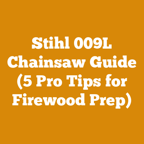 Stihl 009L Chainsaw Guide (5 Pro Tips for Firewood Prep)