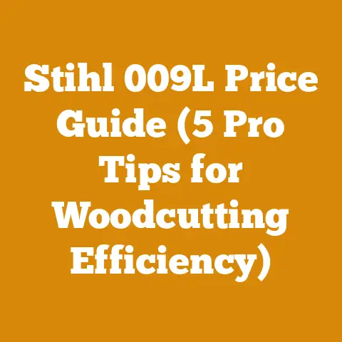 Stihl 009L Price Guide (5 Pro Tips for Woodcutting Efficiency)