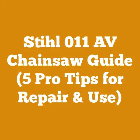 Stihl 011 AV Chainsaw Guide (5 Pro Tips for Repair & Use)