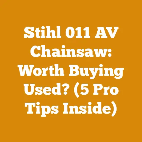 Stihl 011 AV Chainsaw: Worth Buying Used? (5 Pro Tips Inside)