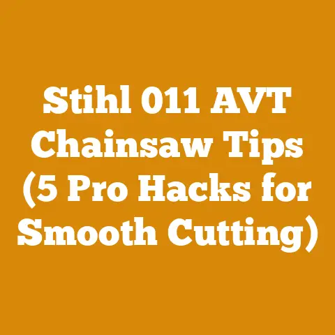 Stihl 011 AVT Chainsaw Tips (5 Pro Hacks for Smooth Cutting)